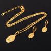 U7 Wome Ear Fashion Jewelry 18K Gold Plated Virgin Mary Drop Earrings