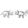 f.Triceratops stud/1 pair