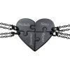 Heart Set of 4-Ion Black-Customized