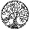 U7 Brooches Jewelry for Women Men, Stainless Steel 18K Gold Plated Classic Feather/Flower/Tree of Life/Custom Photo/Breast Cancer Awareness Pink Ribbion Brooches and Pins for Wedding Dress or Party(Tree of life/stainless)