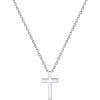 4.Small Polished Cross-Silver (for my beautiful daughter)