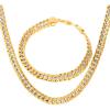 imageU7 Cuban Link Chain Necklace Stainless SteelBlackGold Plated Chunky Curb Chain Necklace for Men Women 1430 Inches 36912 mm Widthn 65mm Gold  Platinum