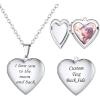 16-Moon back locket/stainless