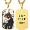 11-dog tags gold