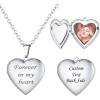 17-FIMH locket-stainless steel