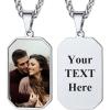 12-octagon dog tags stainless