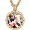 01-CZ Round-gold(medium 33mm)