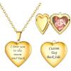16-Moon back locket/gold
