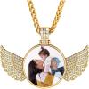04-CZ Angel Wing gold