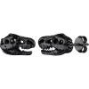 U7 Dragon Earrings Stainless Steel/18K Gold/Black/S925 Sterling Silver Hoop Earrings for Men Women, Personalized Punk Rock Huggie Earrings, Hypoallergenic(04.Dinosaur-Black)