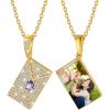 08. Heart CZ Envelope-Gold