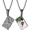 08. Heart CZ Envelope-Black