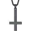 B.Upside down cross-black