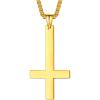 B.Upside down cross-gold