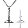 Inverted crucifix cross-stainless(customized)
