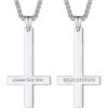 Upside down cross-stainless steel(customized)
