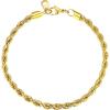 d. Rope Chain 3mm-Gold