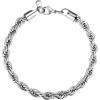 d. Rope Chain 6mm-Silver