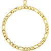 U7 Link Chain Bracelet for Men Stainless Steel, Cuban Link/Figaro Chain/Rope Chain/Heart Bracelets, 3mm/5mm/7mm/9mmm/12mm Width, Chain Wrist Bracelet for Men Women, 8″/8.3″ Length(c.figaro chian-5mm gold)