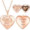 01-Rose Gold Flower Heart
