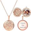02-Rose Gold Round Locket