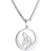 01.Round Wolf-Stainless Steel