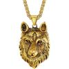 06.Wolf Head-Gold