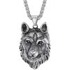 06.Wolf Head-Stainless Steel
