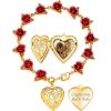 Bracelet Locket Gold-Photo&Text