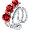 Triple Rose-Platinum Band