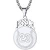G-Baseball Number+Name-Stainless-Customized