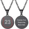E-Baseball-Black-Custom Jersey Number+Text
