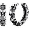 01 Skull Hoop-Stainless