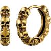 01 Skull Hoop-Gold
