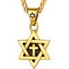 02-Star of David with Cross-Gold