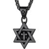 02-Star of David with Cross-Black