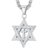 05-Cross Star of David-Stainless