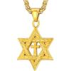 05-Cross Star of David-Gold