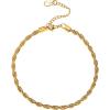 04.Gold plated-3mm rope chain