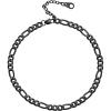 10.black-5mm figaro chain