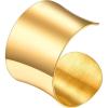 imageU7 Women Wide Armband Bangle Stainless SteelGold Plated Statement Party JewelryUpper Arm Cuffs Chunky Bracelet 3060MM Wide Open Cuff Bracelets