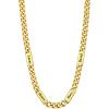 U7 Cuban Link Chain Custom Name Necklace for Men, Stainless Steel/Black/Gold Plated Men Necklaces with 1-6 Names Engraved, 5/7 mm Width, 18/20/22/24 Inches Length, Thick Hip Hop Family Chains Jewelry(c. 5mm Gold)
