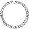 U7 Chunky Cuban Link Chain for Women, Stainless Steel Chain Necklace, Dainty 14K Gold/Silver Thick Trendy Punk Hip Hop Cuban Chain, 12mm/16mm/20mm(16mm-Silver)