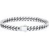 U7 Cuban Link Bracelets for Men Stainless Steel Wrist Bracelet Silver Black Gold Cuban Hand Chain Bracelet for Mens Women, 5/7/9/12mm Width, 7.5/8.3/9 Inch Length Classic Jewelry with Box Packed(8.3 Inches)