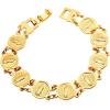 U7 Men Women Virgin Mary Jewelry Catholic Gift 18K Gold Plated Miraculous Medal Link Bracelet