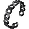 Cuban Chain Cuff-Black