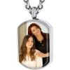04.Dog Tags with Picture-Silver