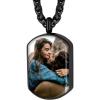04.Dog Tags with Picture-Black
