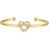 E.CZ Knot Bracelet-Gold