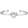 E.CZ Knot Bracelet-Platinum